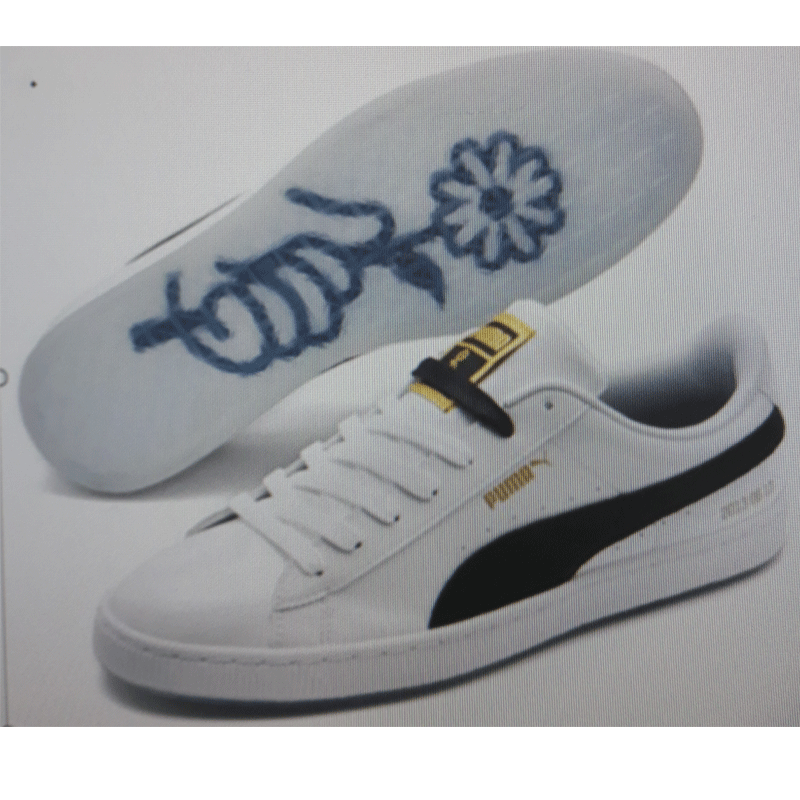 chaussure basket puma x bts patent